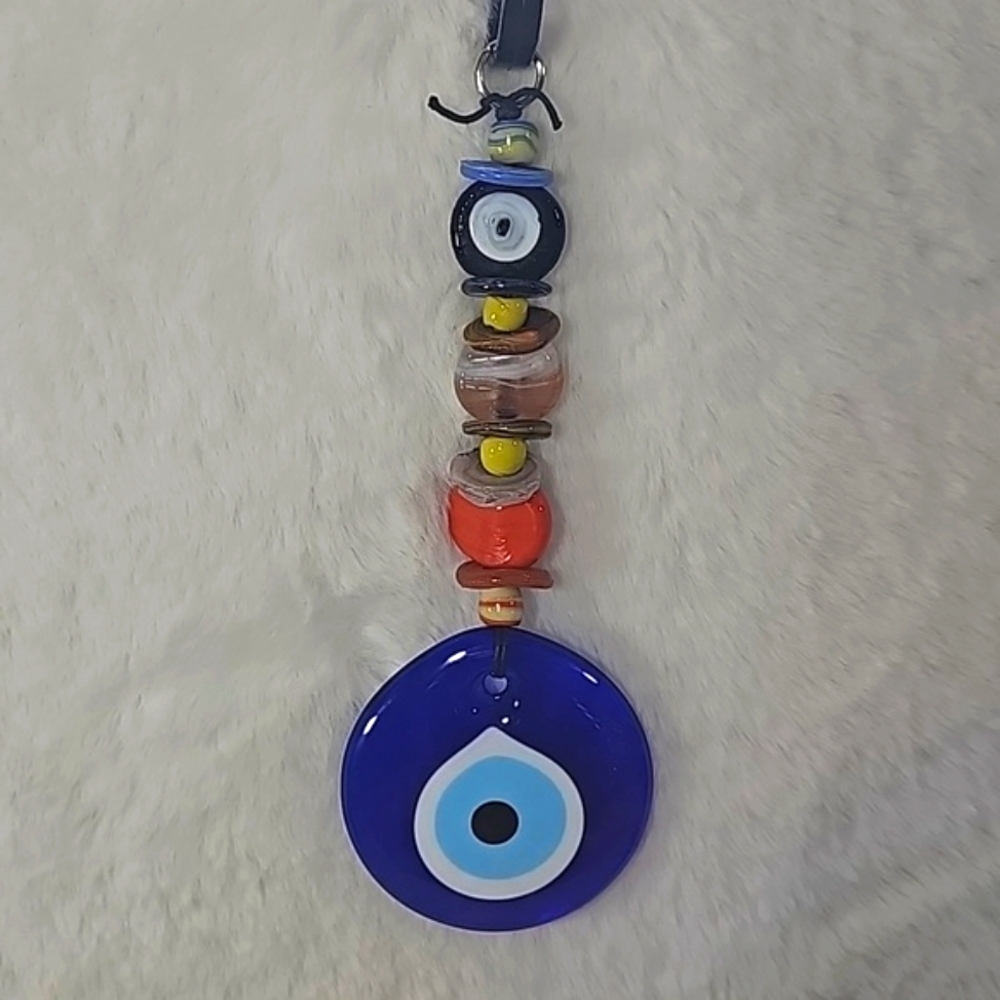 Turkish Evil Eye, Glass, Luck Hanging  Nazar,Blue Bead,Home Decor